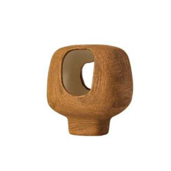 Double hole ornament Brown