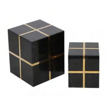 Black marble decoration-B